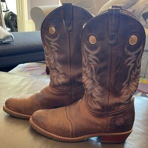 Double H Tan Leather Boots